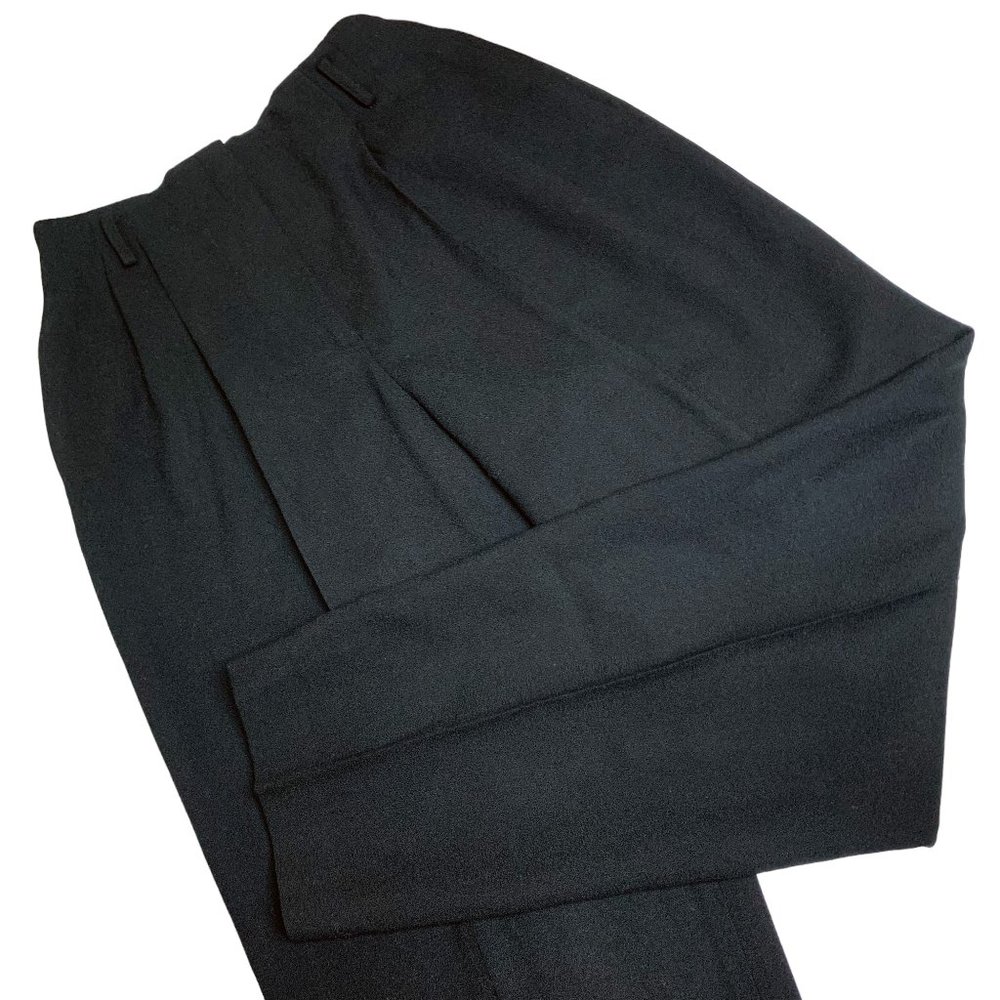 Vintage Liz Claiborne Wool Pleated Lined Hi Waist Dress Pant‎